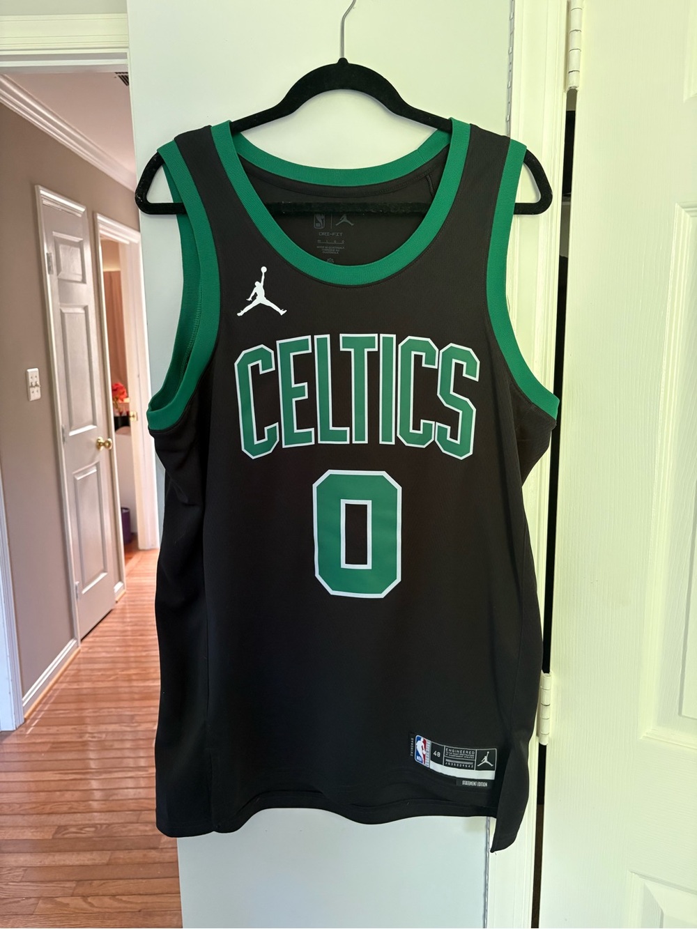 Jason Tatum Black and Green Celtics Jersey